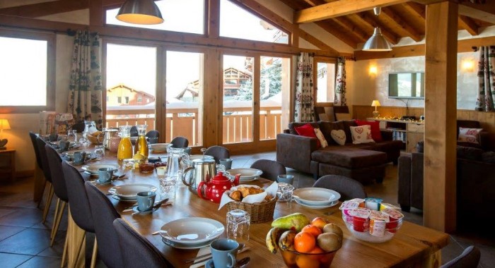 Chalet Fleur de Neige, Les Arcs: Plan Peisey ski chalet, image 2